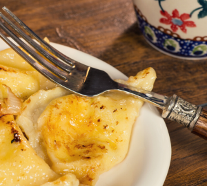 One of the Polish traditions for Christmas are pierogis
