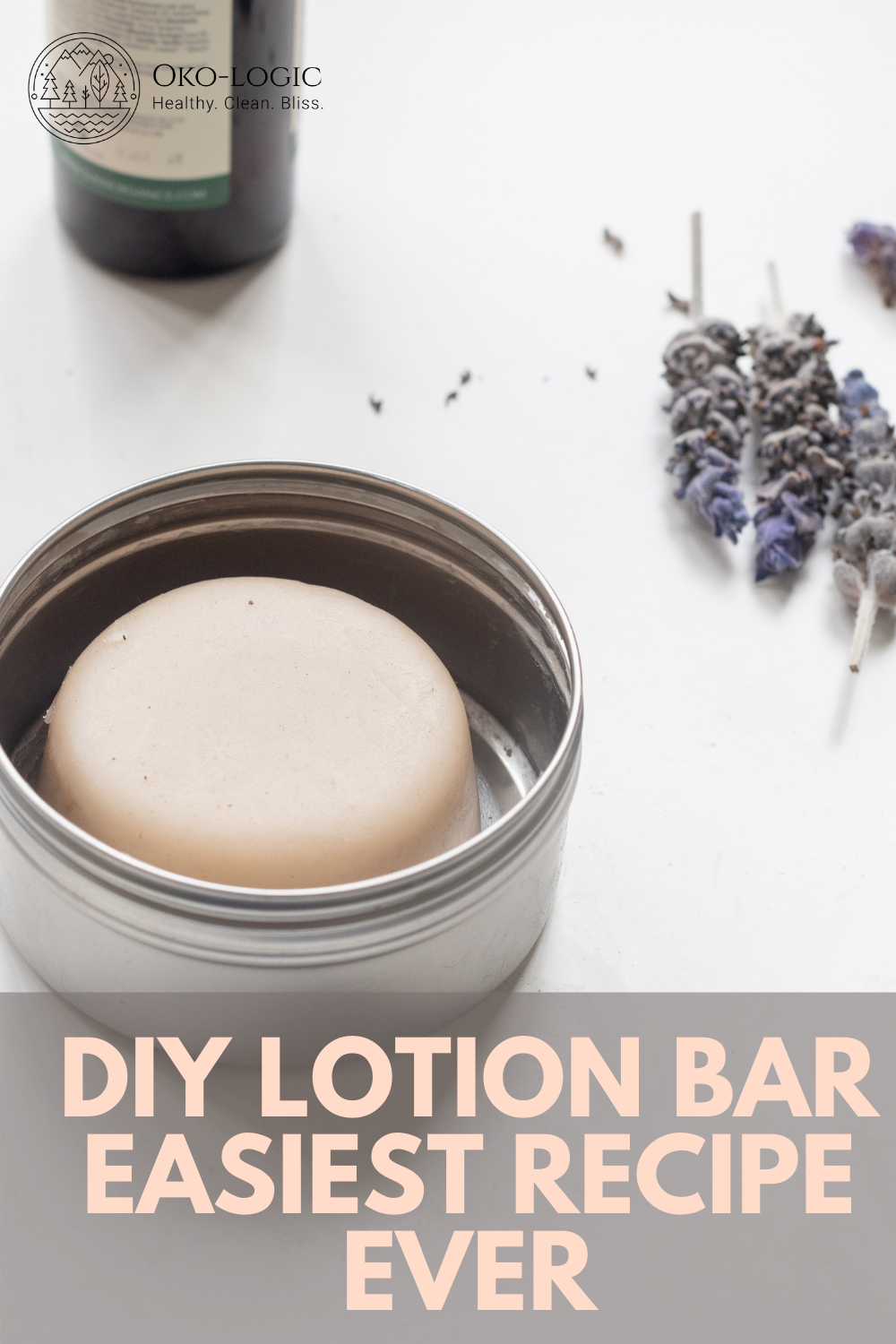 3 Ingredient Easy Non-Greasy Lotion Bar To Combat Dry Skin