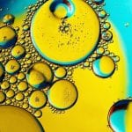 oil with air bubbles