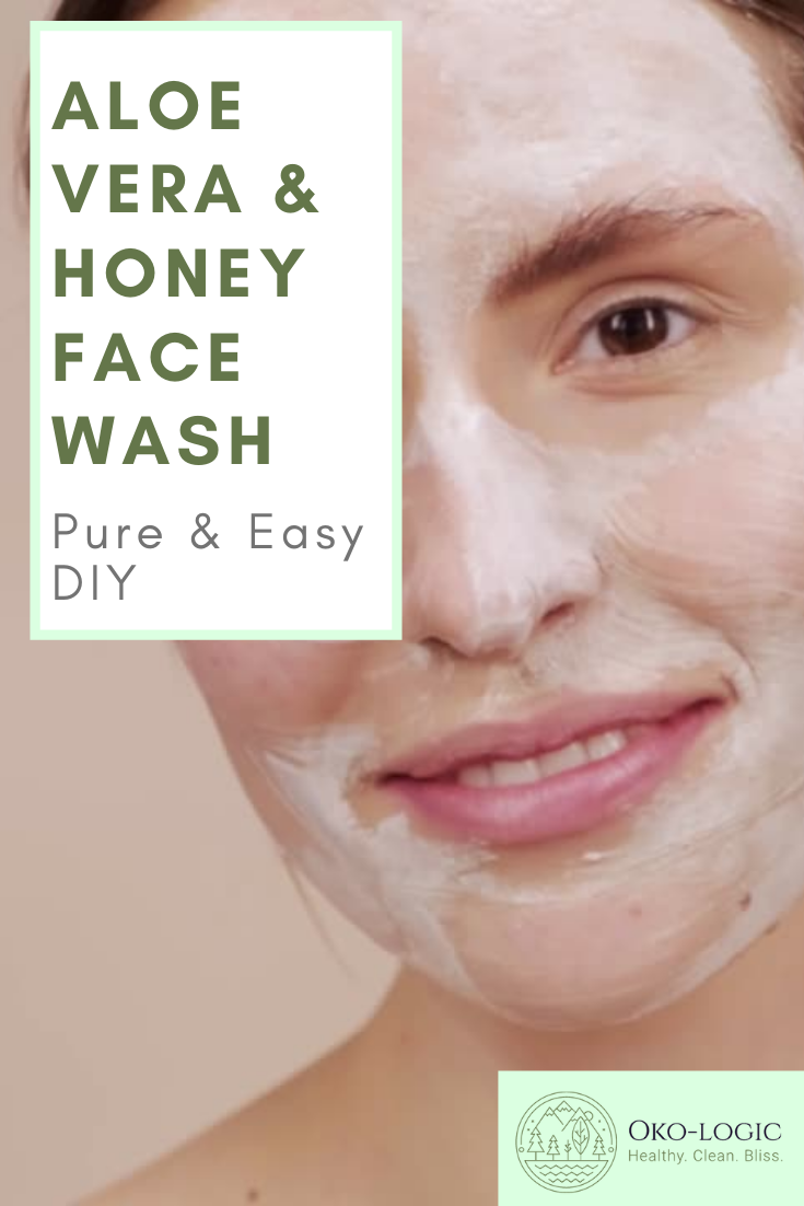 Easy Aloe Vera Face Wash With Raw Honey and Hemp Seed Oil