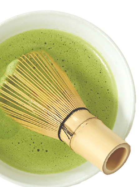 matcha Japanese green tea in a bowl