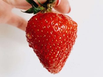 strawberry for face mask or scrub