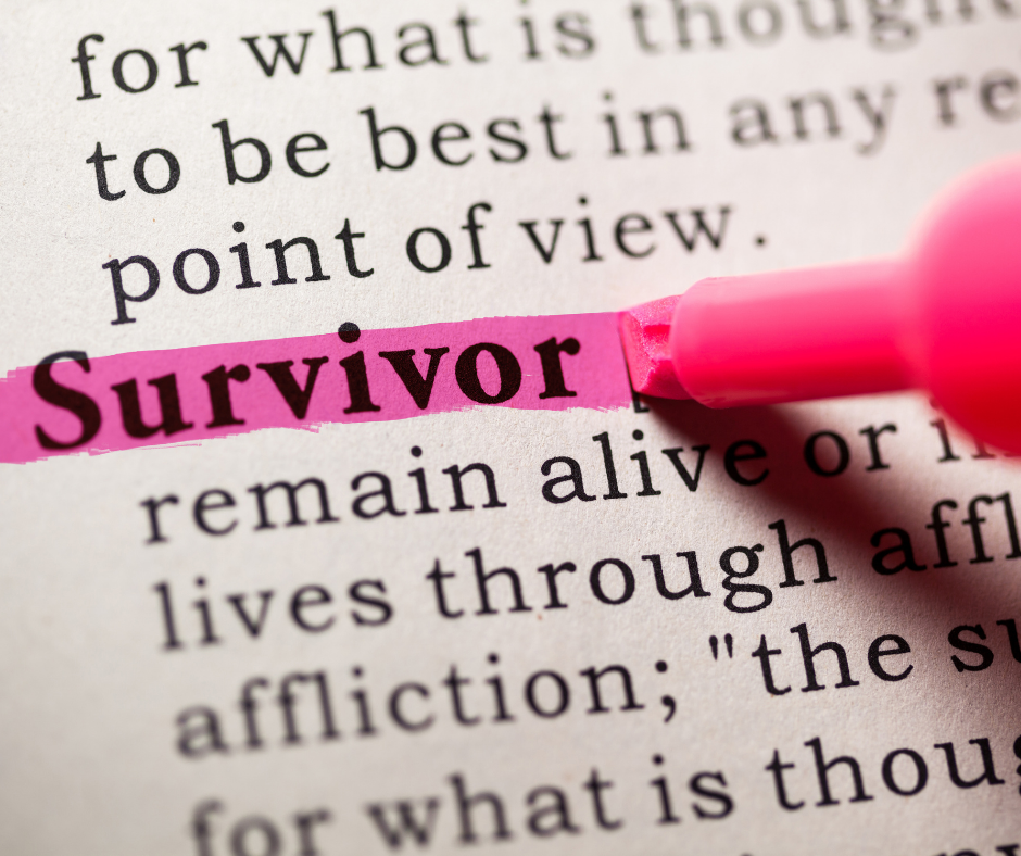 text with the definition of survivor